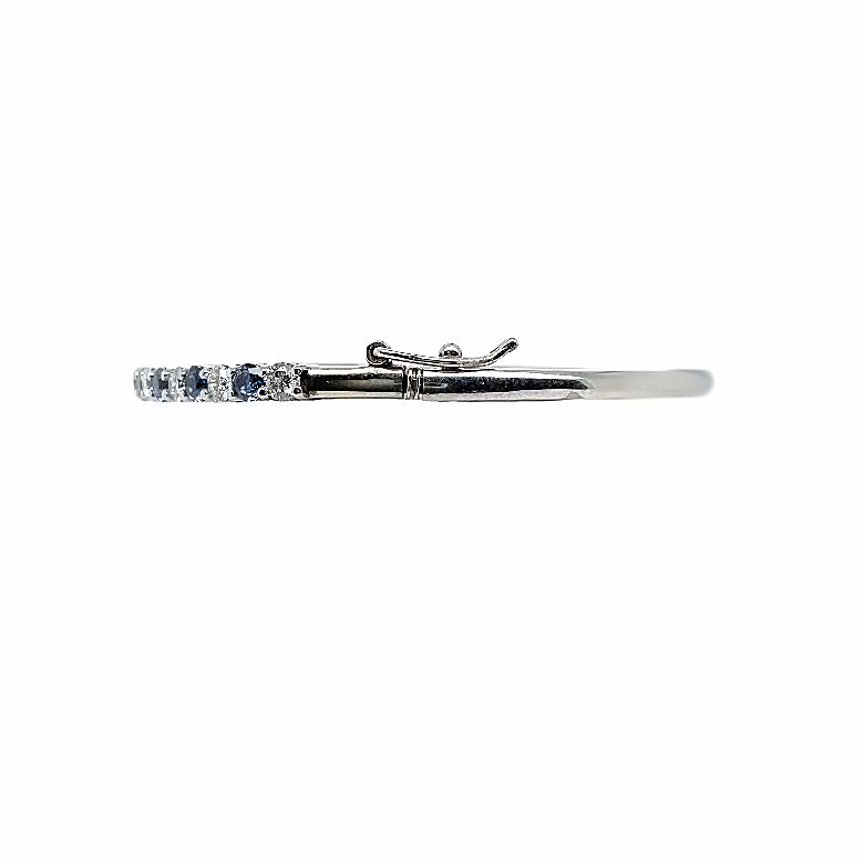 Lab Diamond and Sapphire Bracelet