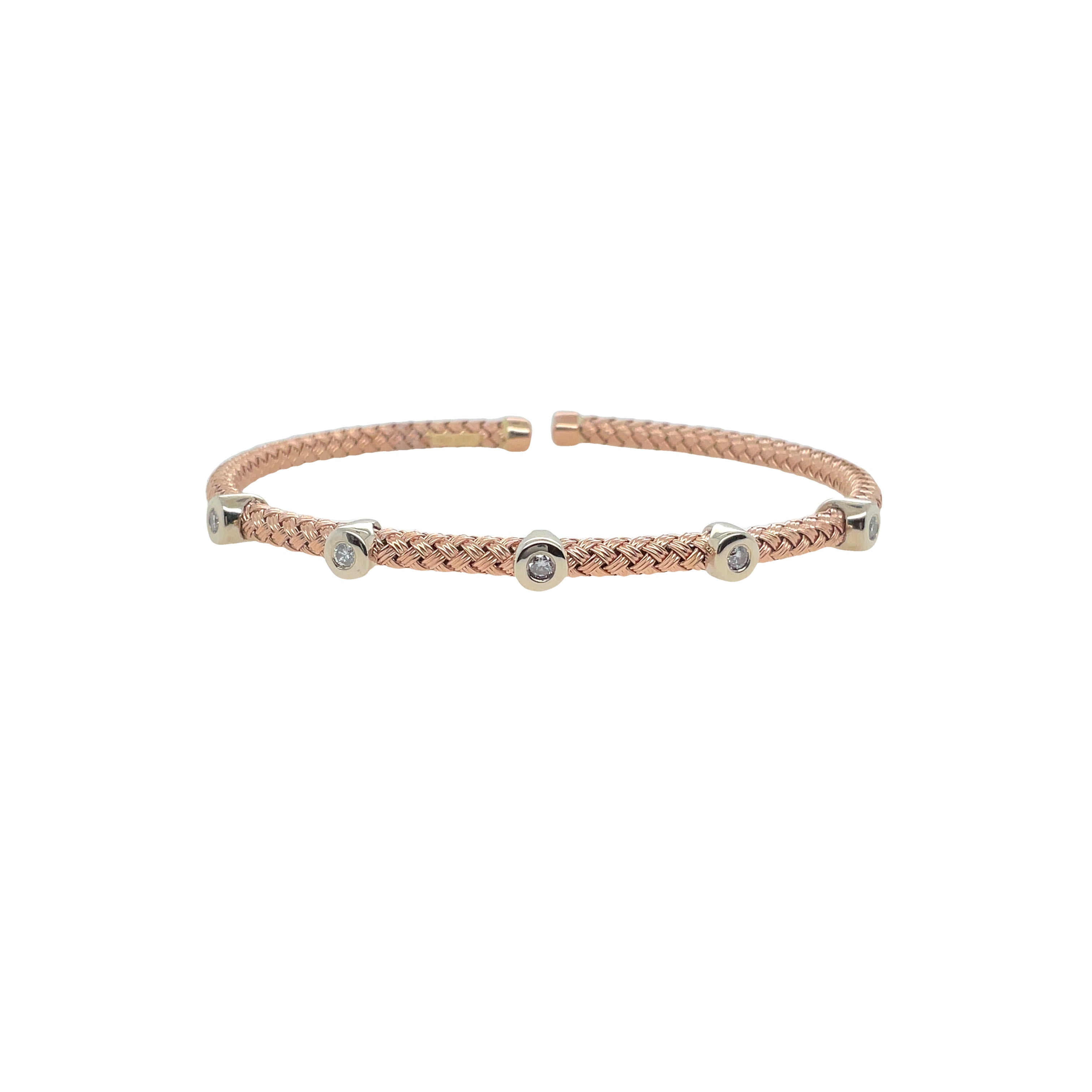 Braided Rose Gold Bracelet
