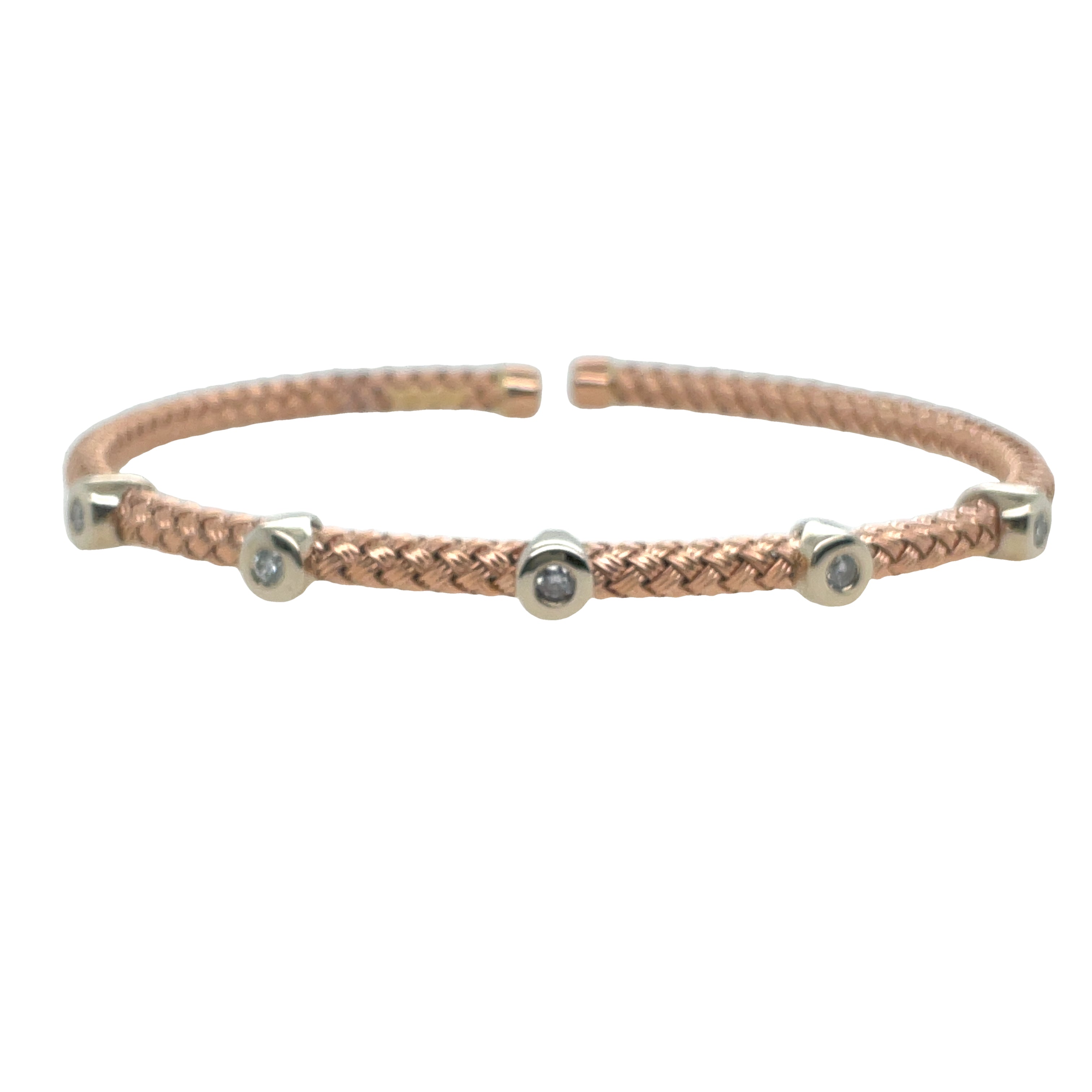 Braided Rose Gold Bracelet