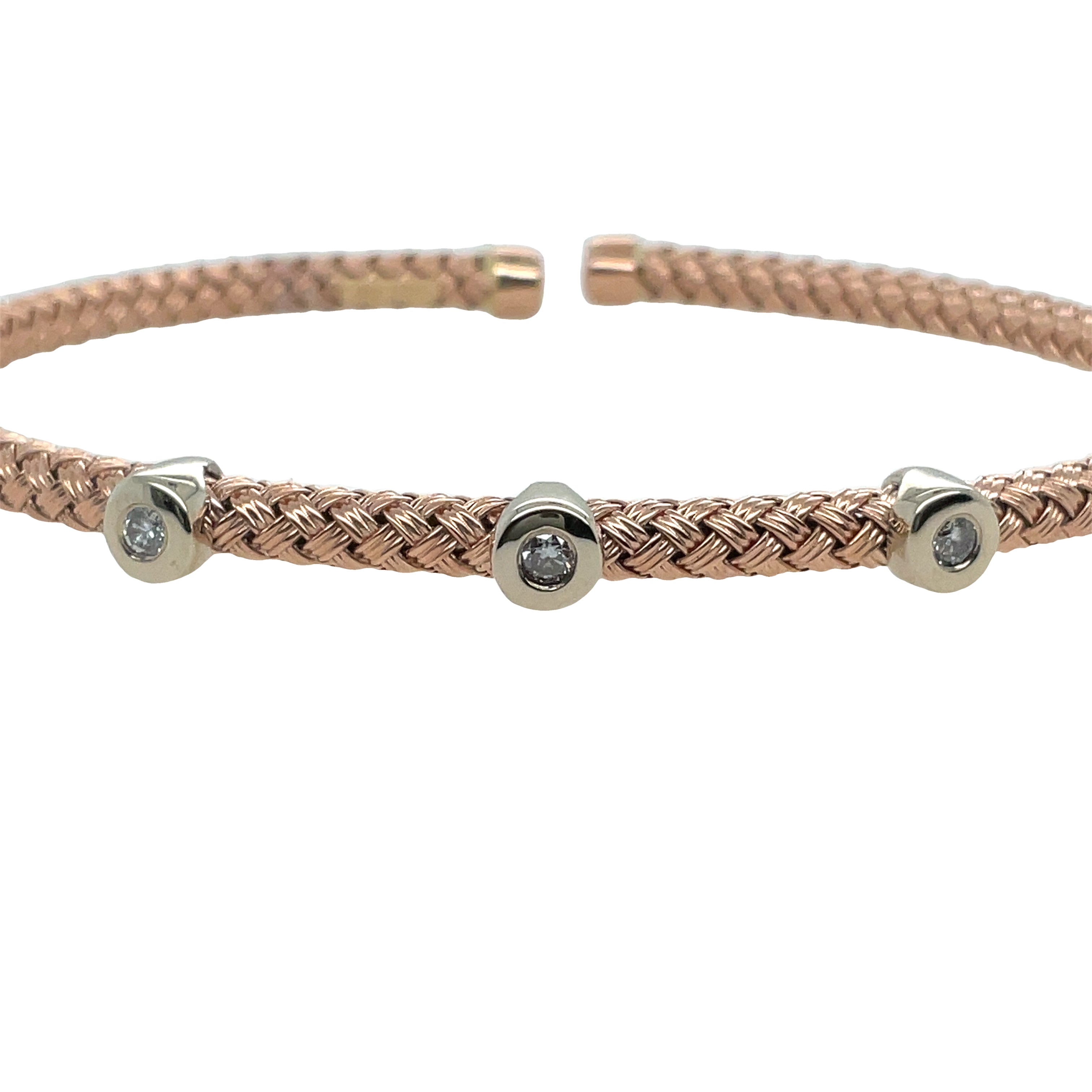 Braided Rose Gold Bracelet