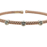 Braided Rose Gold Bracelet