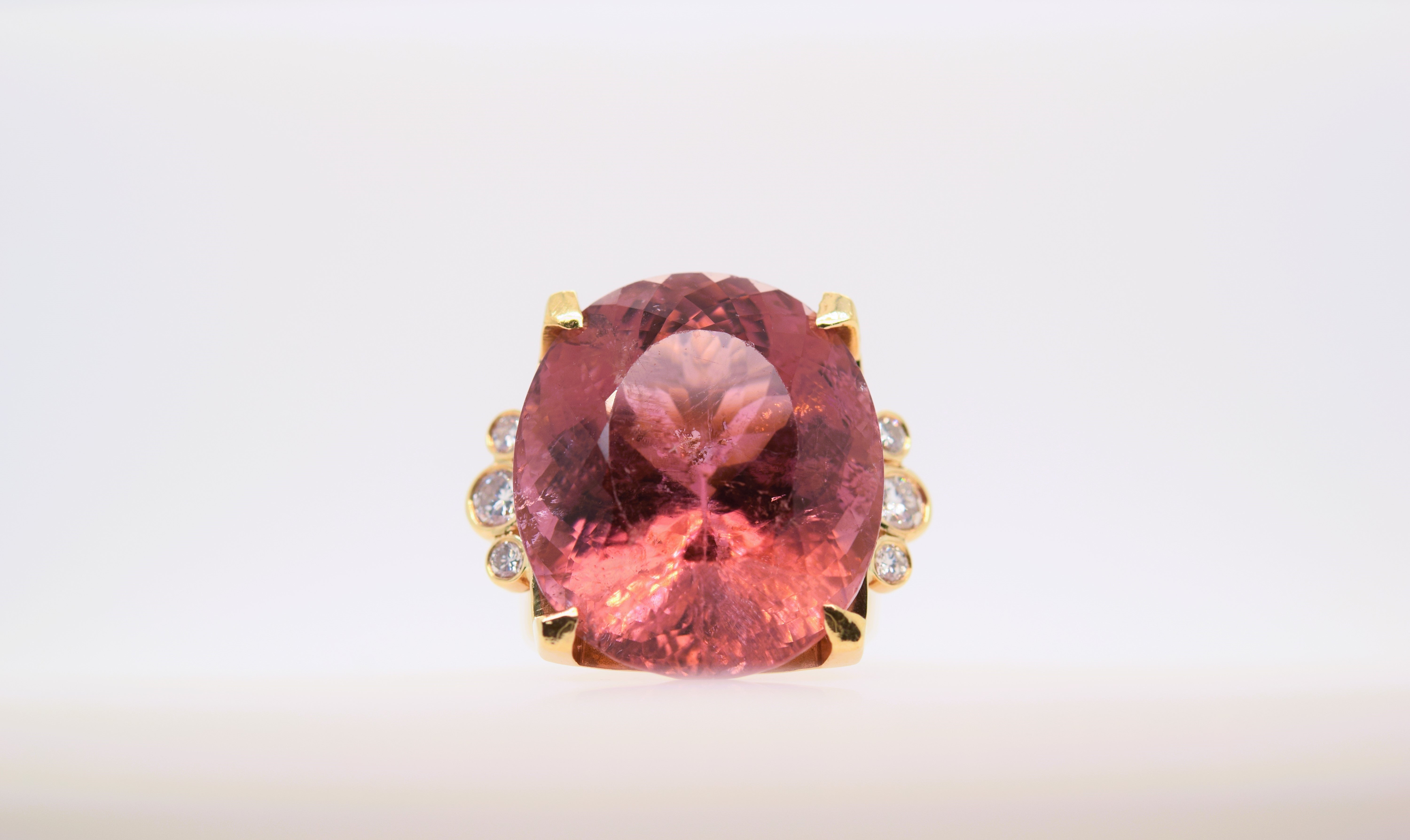 VINTAGE TOURMALINE COCKTAIL RING