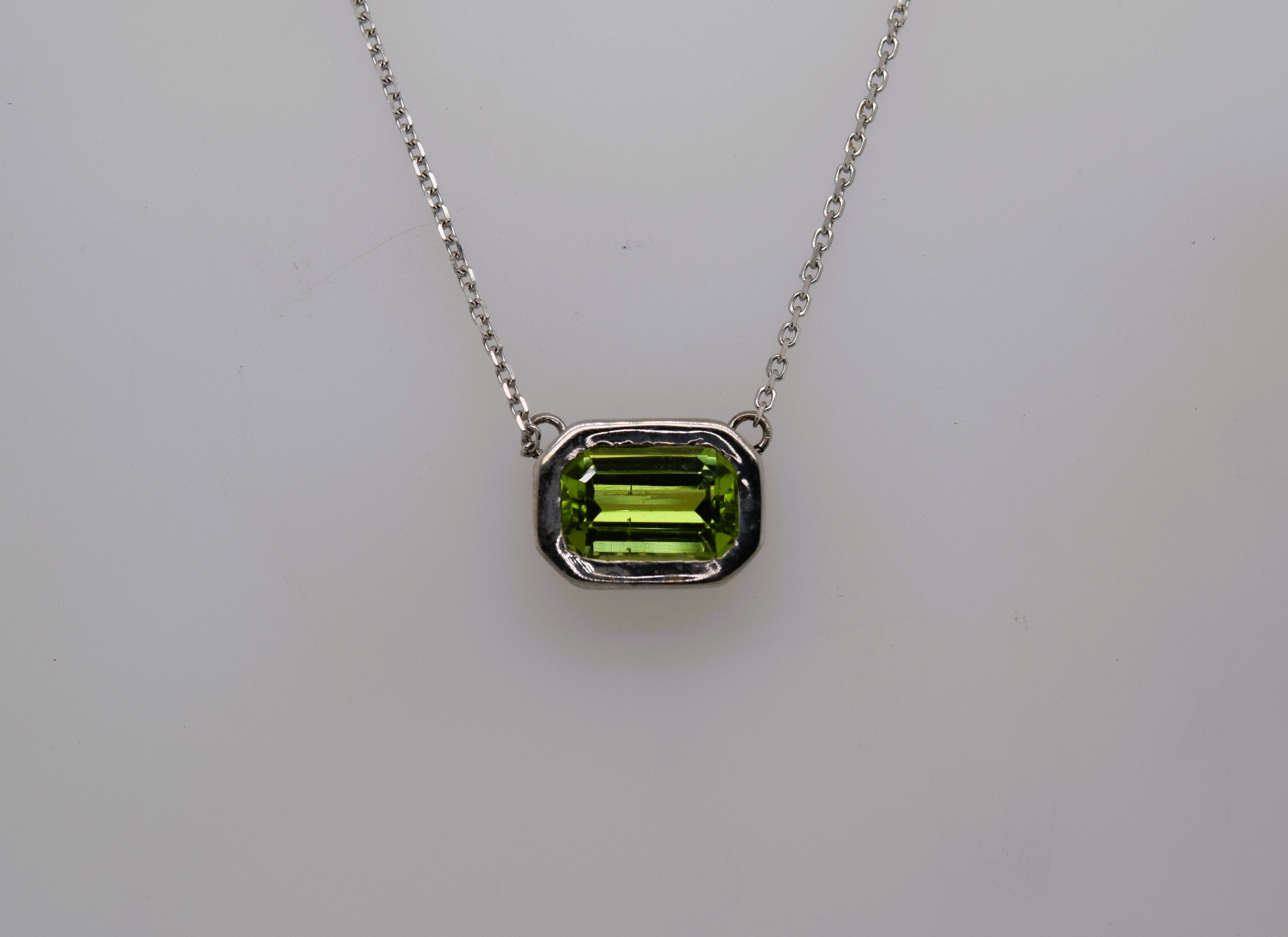 Cashmere Peridot Necklace