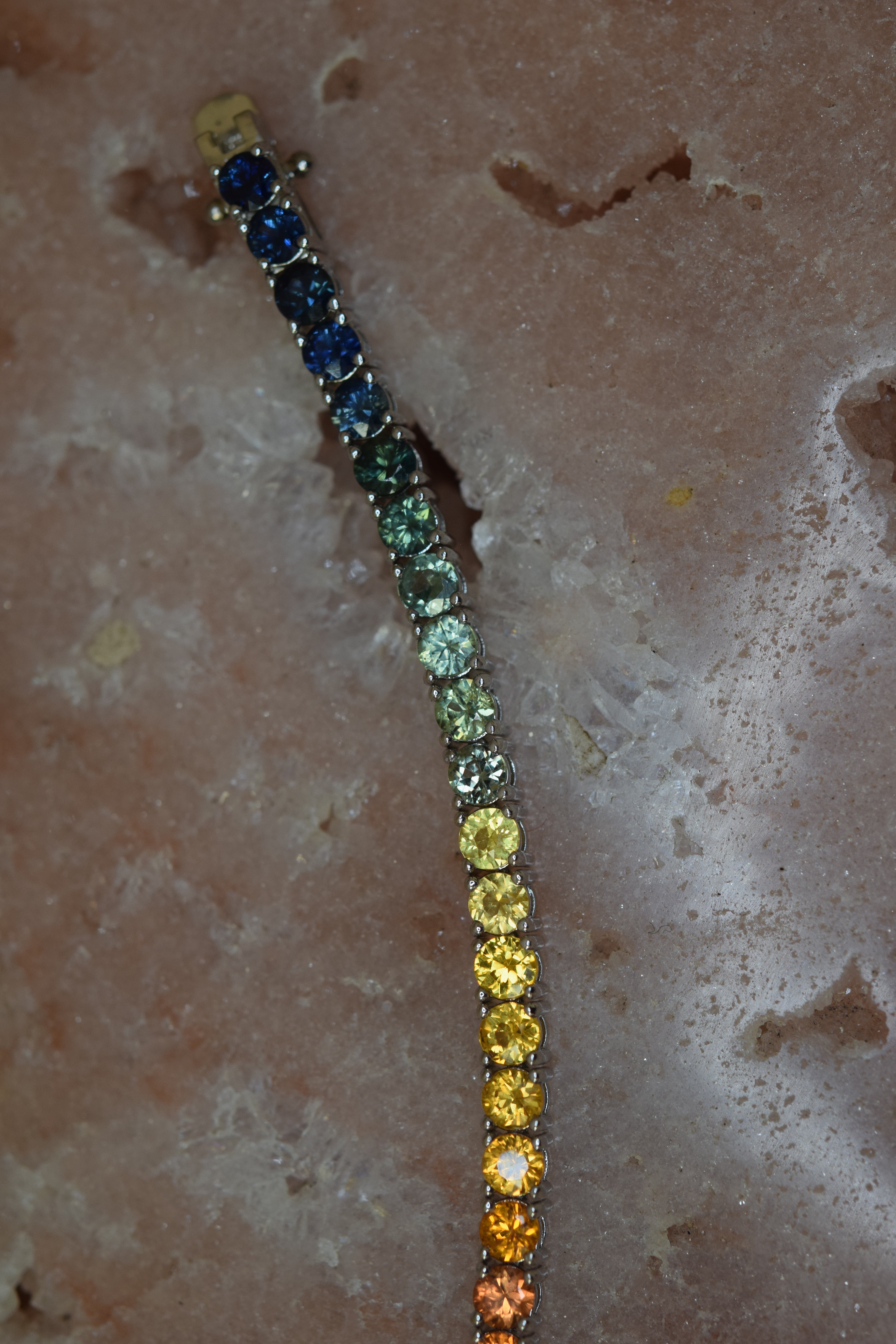 VIBRANT ARRAY OF RAINBOW SAPPHIRES