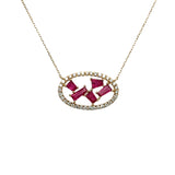 Ruby Pendant Necklace