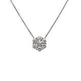Diamond Flower Necklace