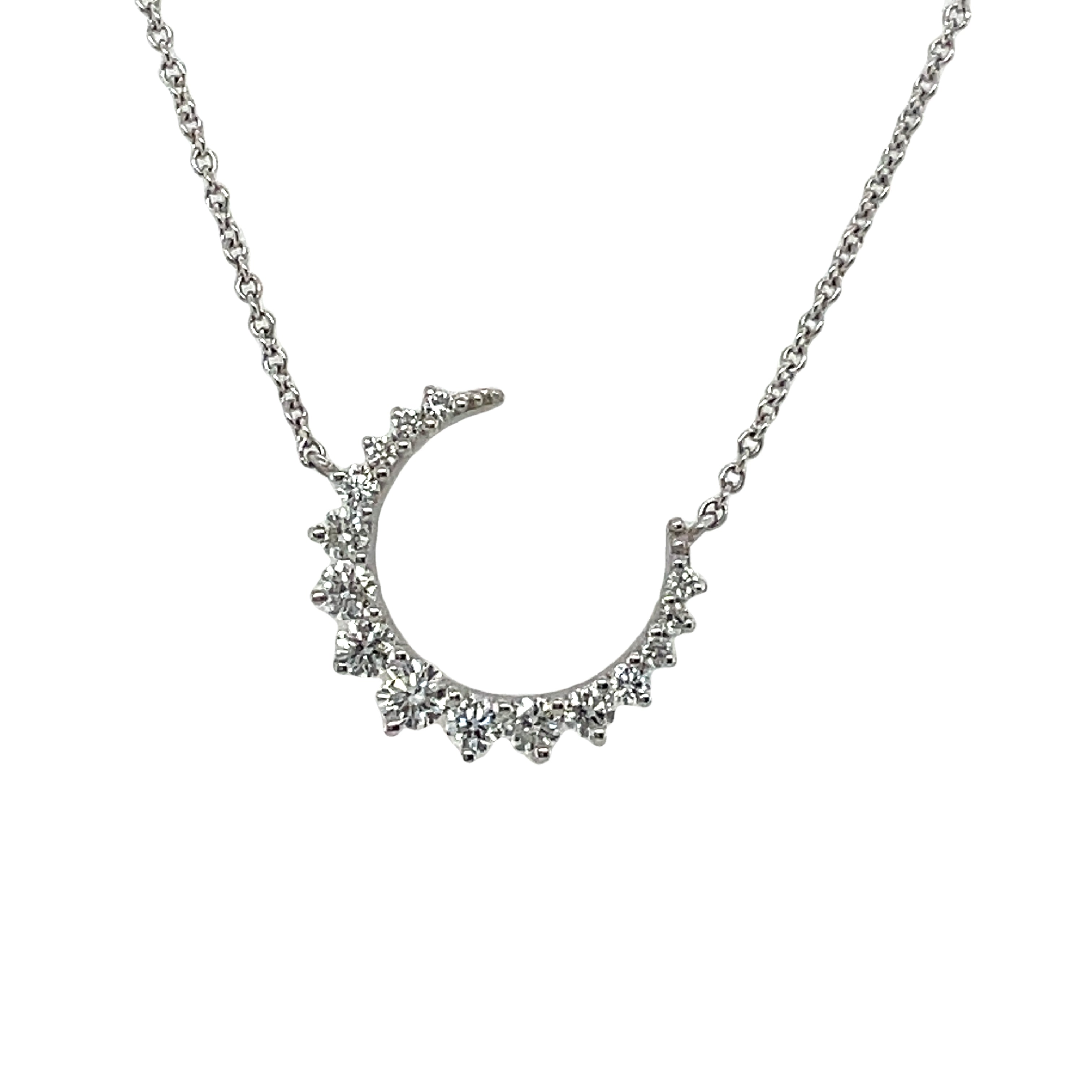 Enchanting Crescent Moon Necklace