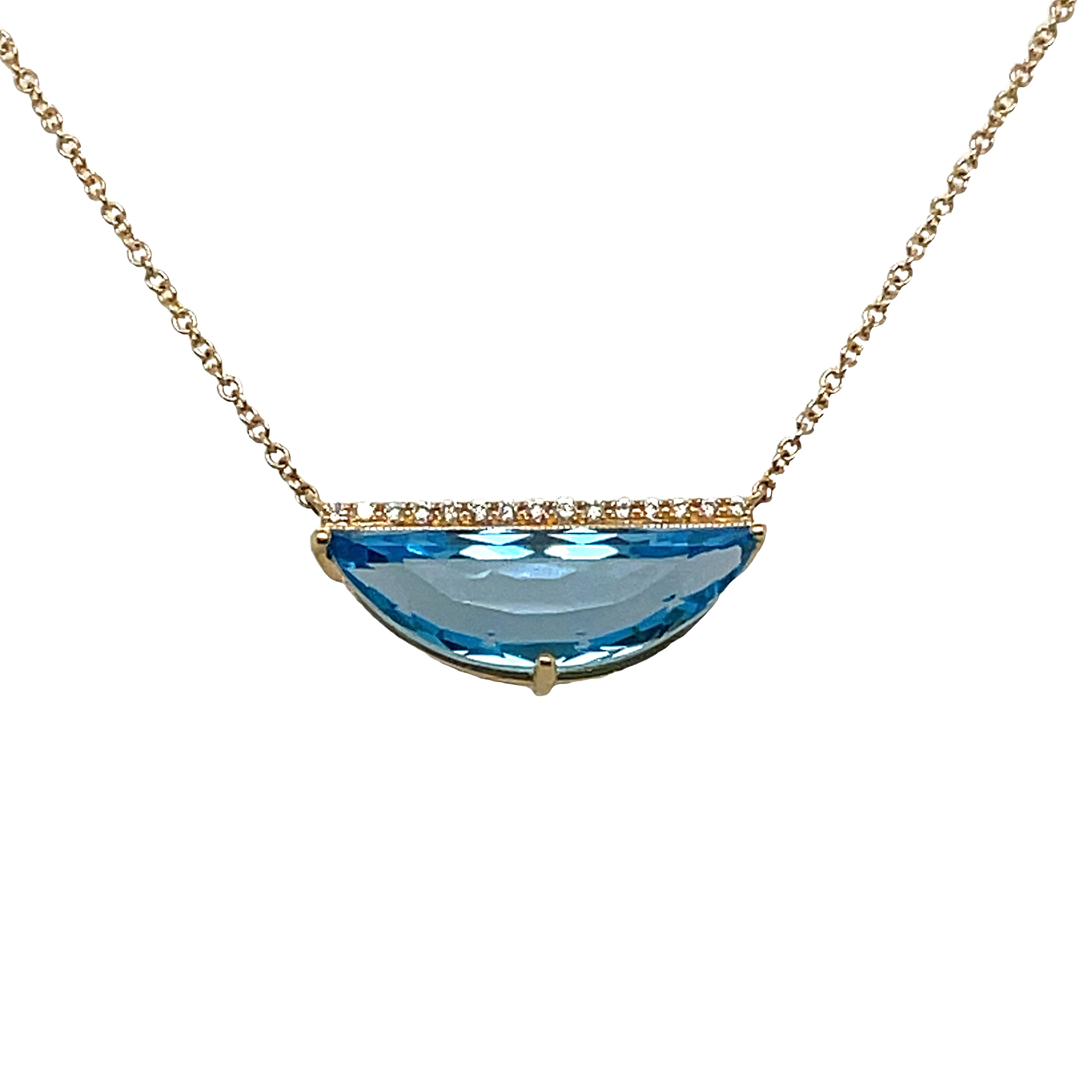 Blue Topaz necklace
