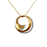 Wave Diamond Pendant