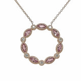 Marquise shaped pink Sapphires