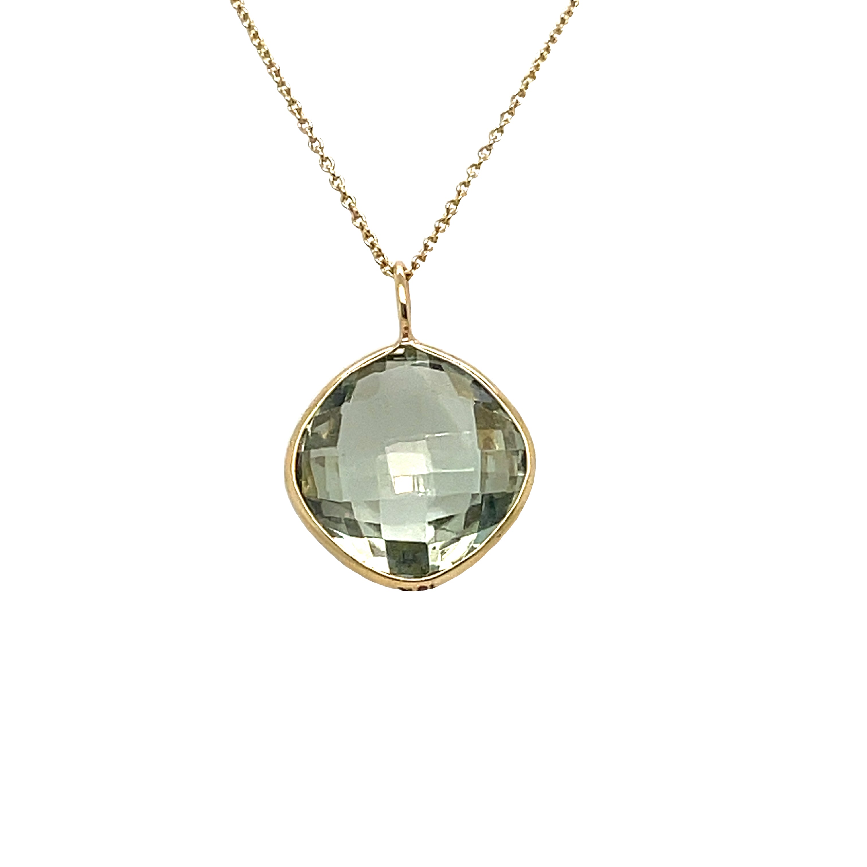 Green Amethyst Necklace