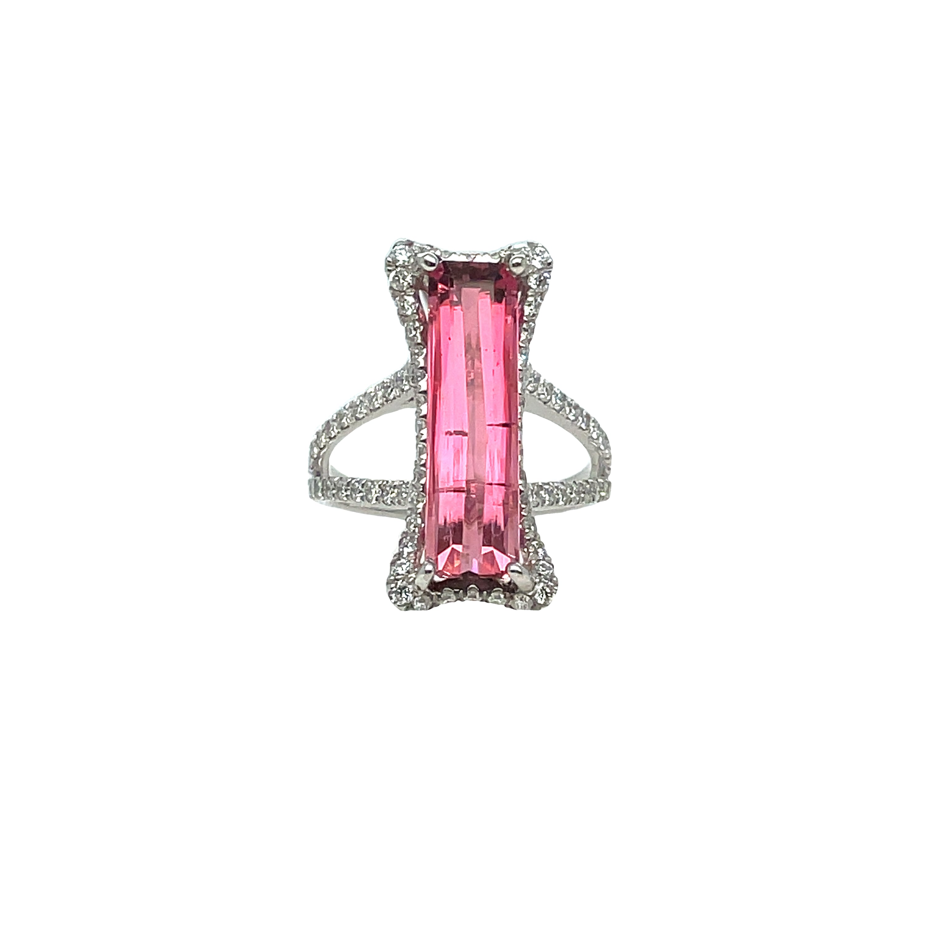 Pink Tourmaline Statement Ring