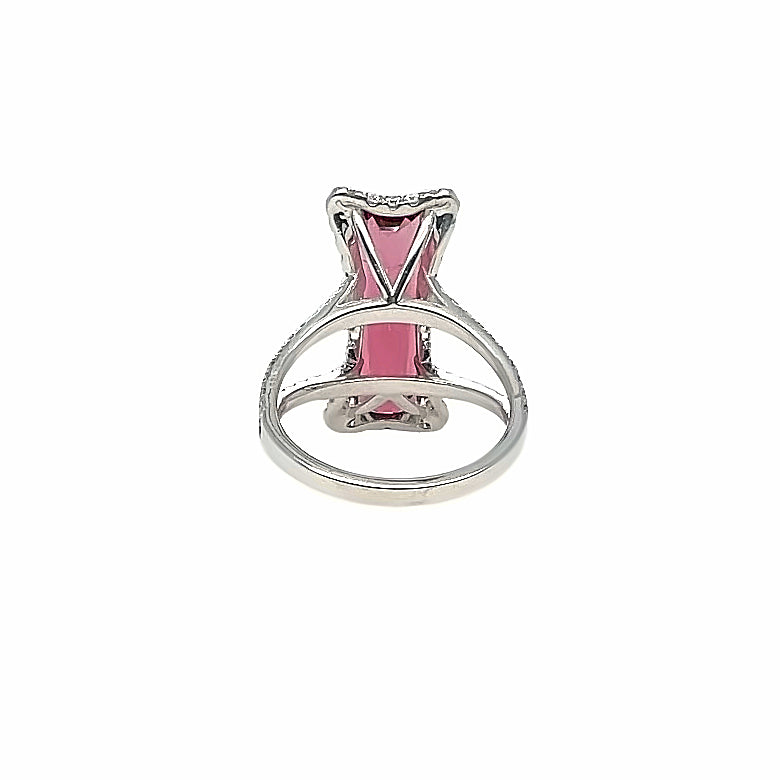 Pink Tourmaline Statement Ring