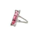 Pink Tourmaline Statement Ring