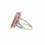 Pink Tourmaline Statement Ring
