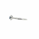CLASSIC HALO SAPPHIRE RING