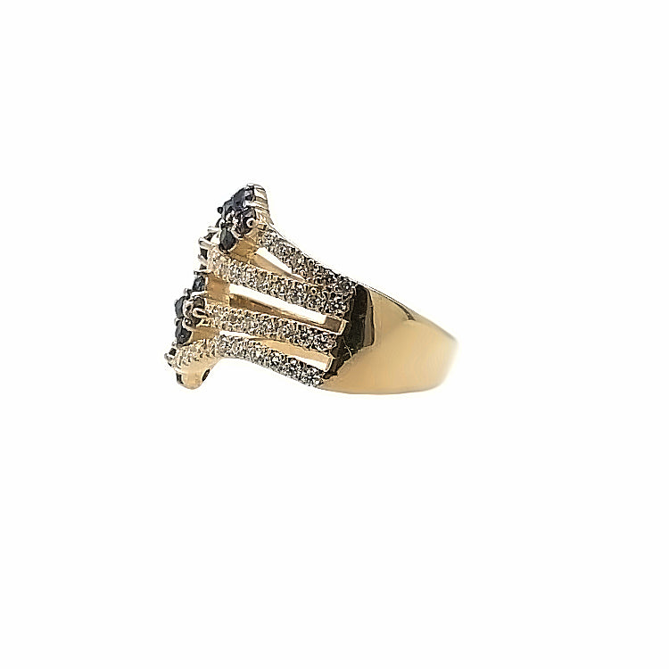 SAPPHIRE FLOWER BAND