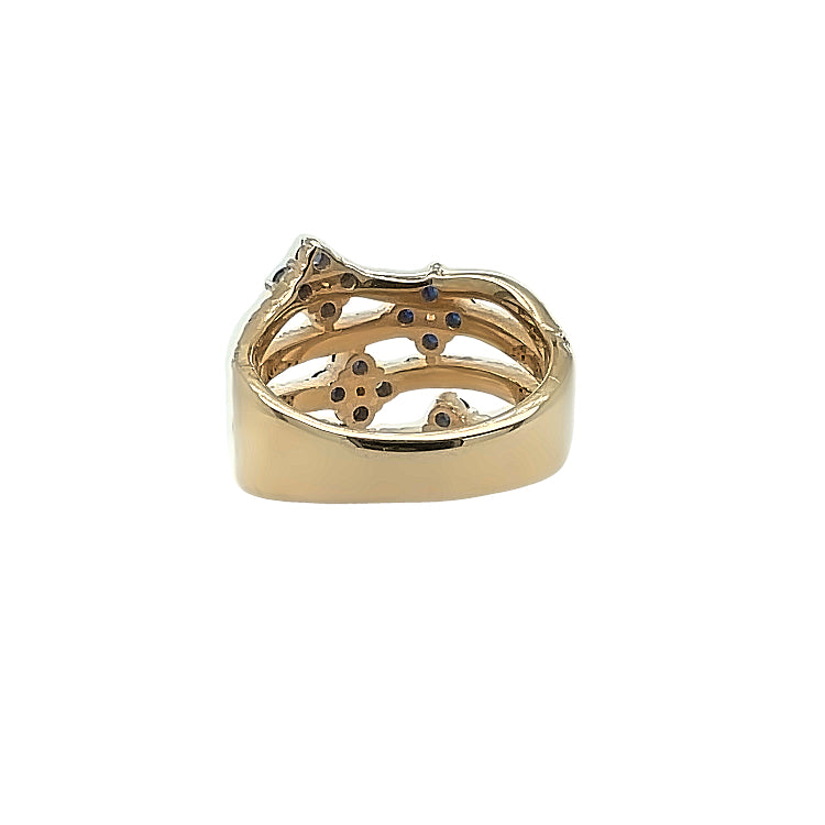 SAPPHIRE FLOWER BAND