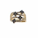 SAPPHIRE FLOWER BAND