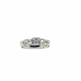 OVAL SHAPE BLUE SAPPHIRE SET EAST TO WEST