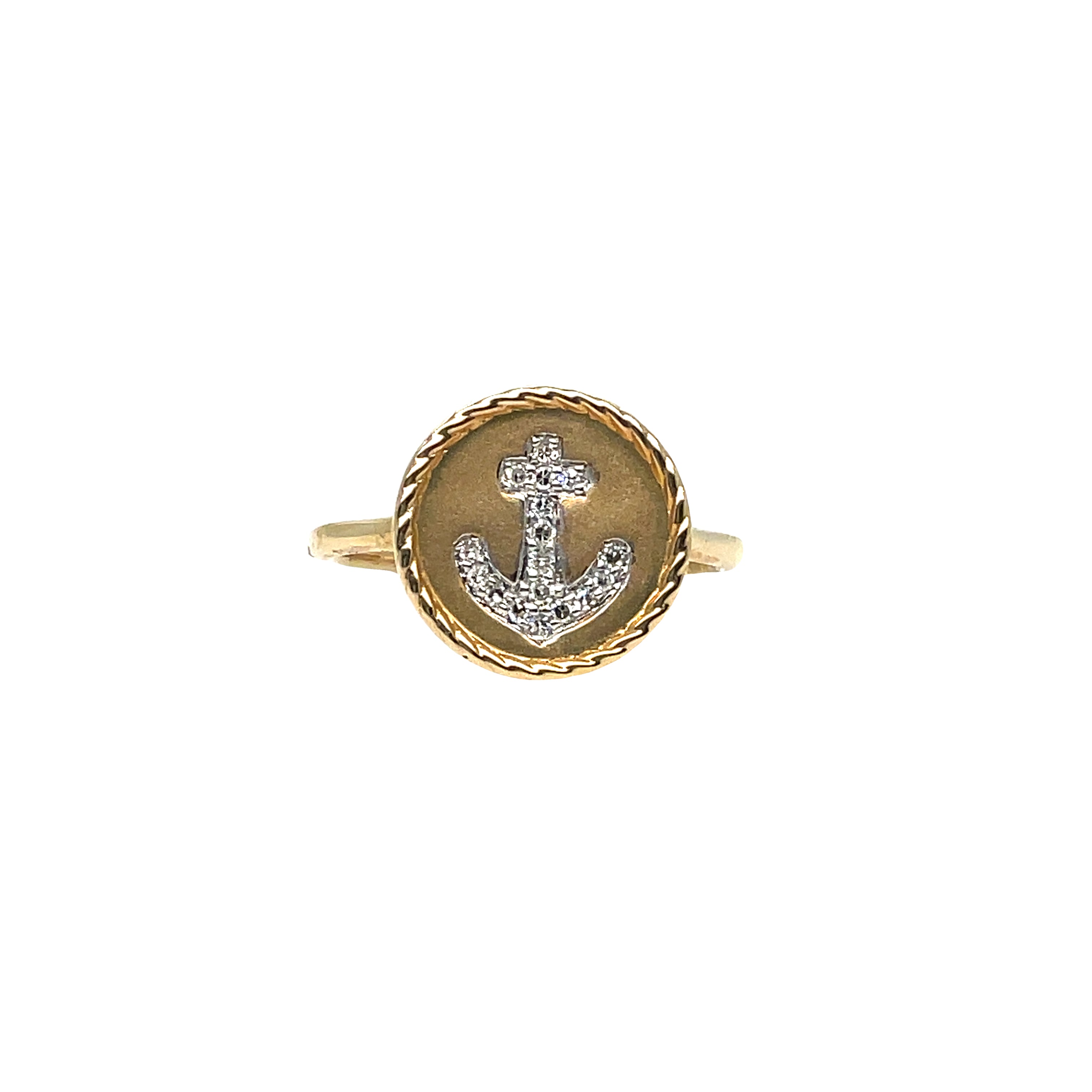 ANCHOR DIAMOND RING
