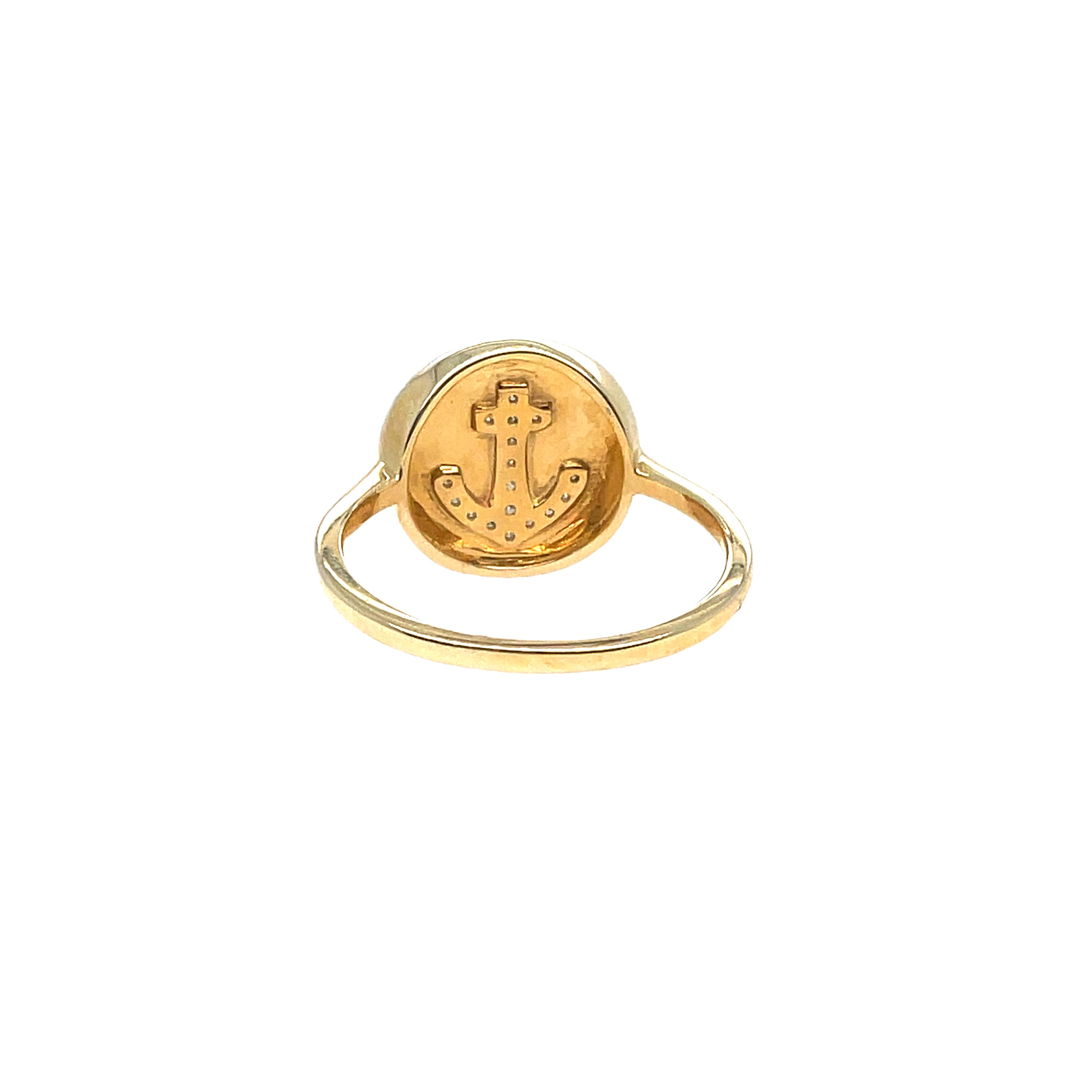 ANCHOR DIAMOND RING