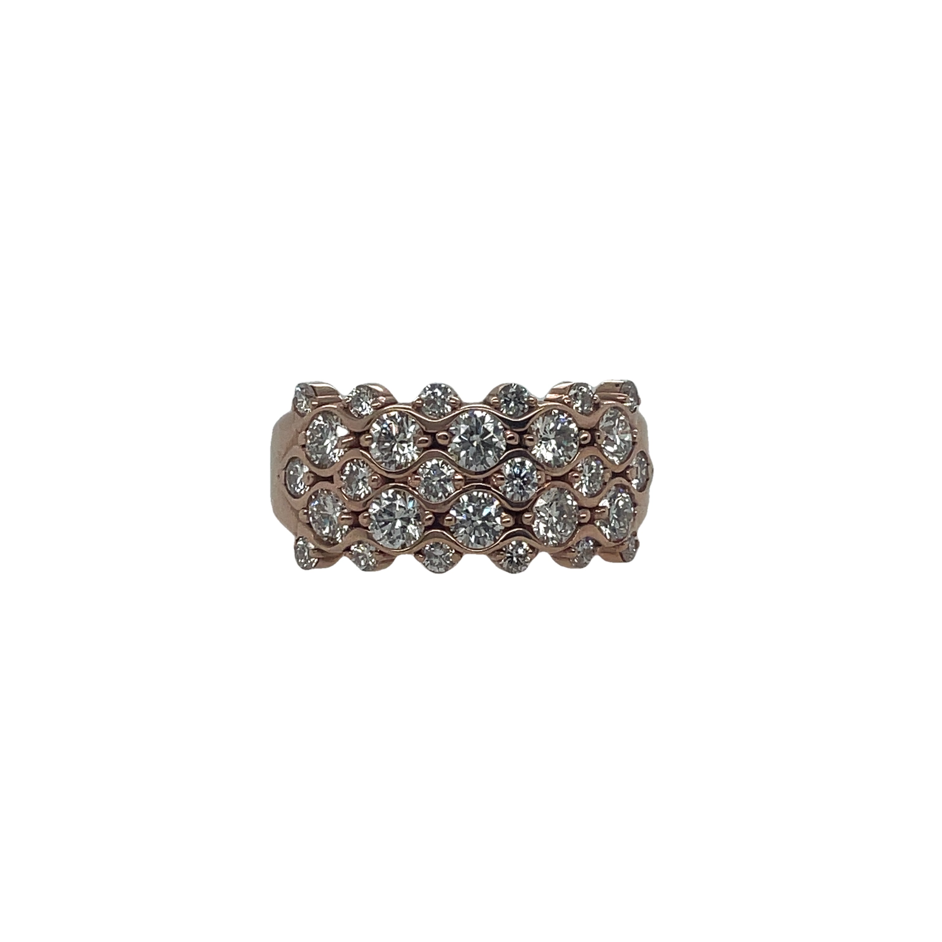 Rose Gold Diamond Band