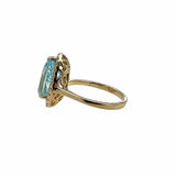 TIMELESS PEAR SHAPED AQUAMARINE