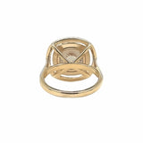 Fabulous Double Halo Smokey Zircon