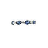 STUNNING SAPPHIRE OVAL BAND