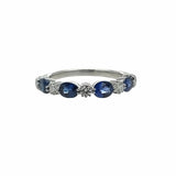 STUNNING SAPPHIRE OVAL BAND