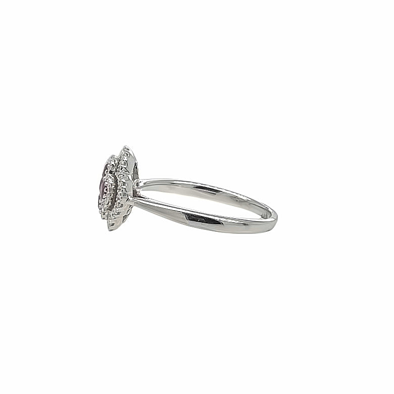 Ruby Halo Ring