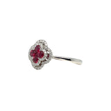 Ruby Halo Ring