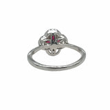 Ruby Halo Ring