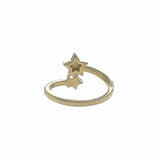 SHOOTING STAR YELLOW GOLD RING