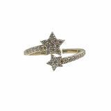 SHOOTING STAR YELLOW GOLD RING