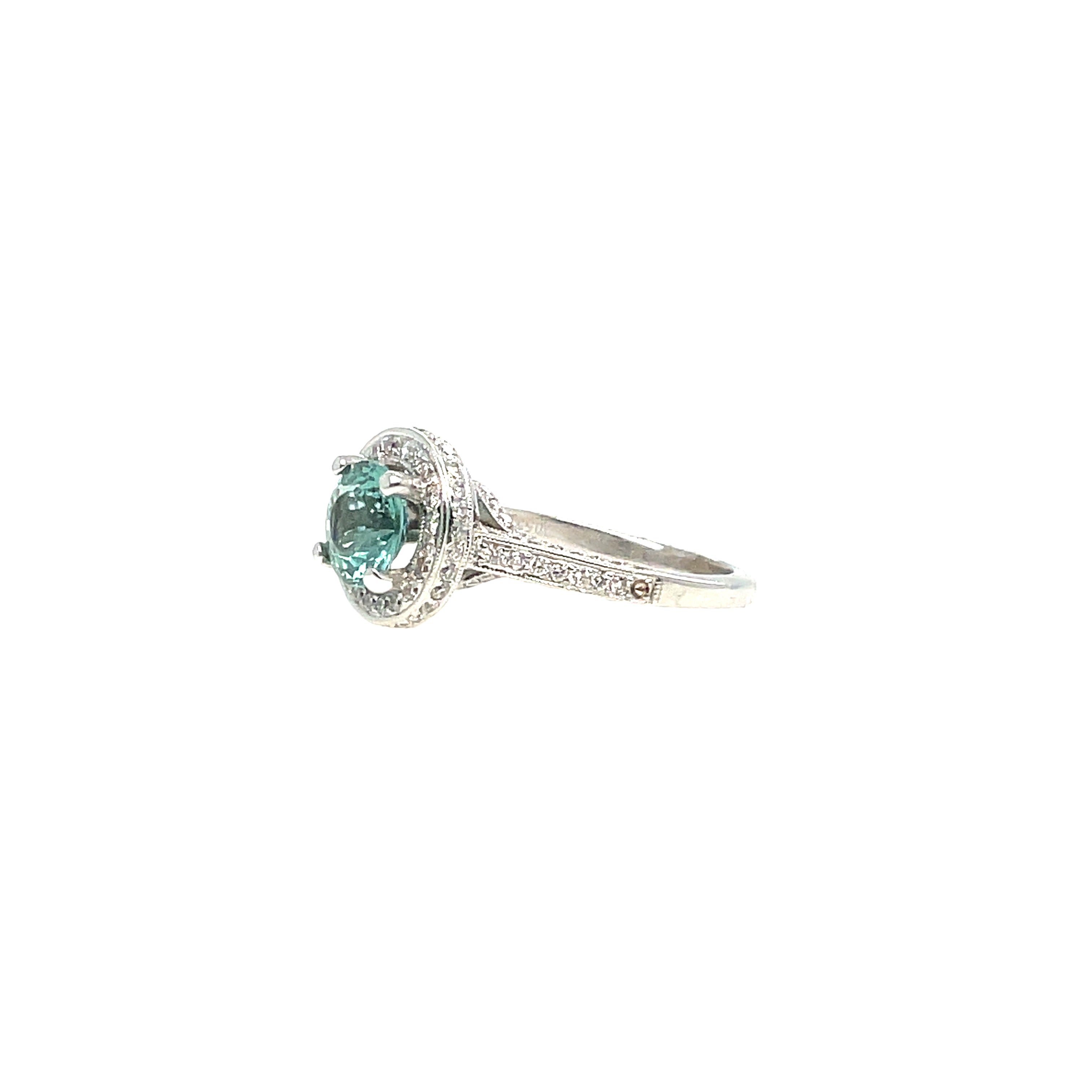 Green Tourmaline Ring