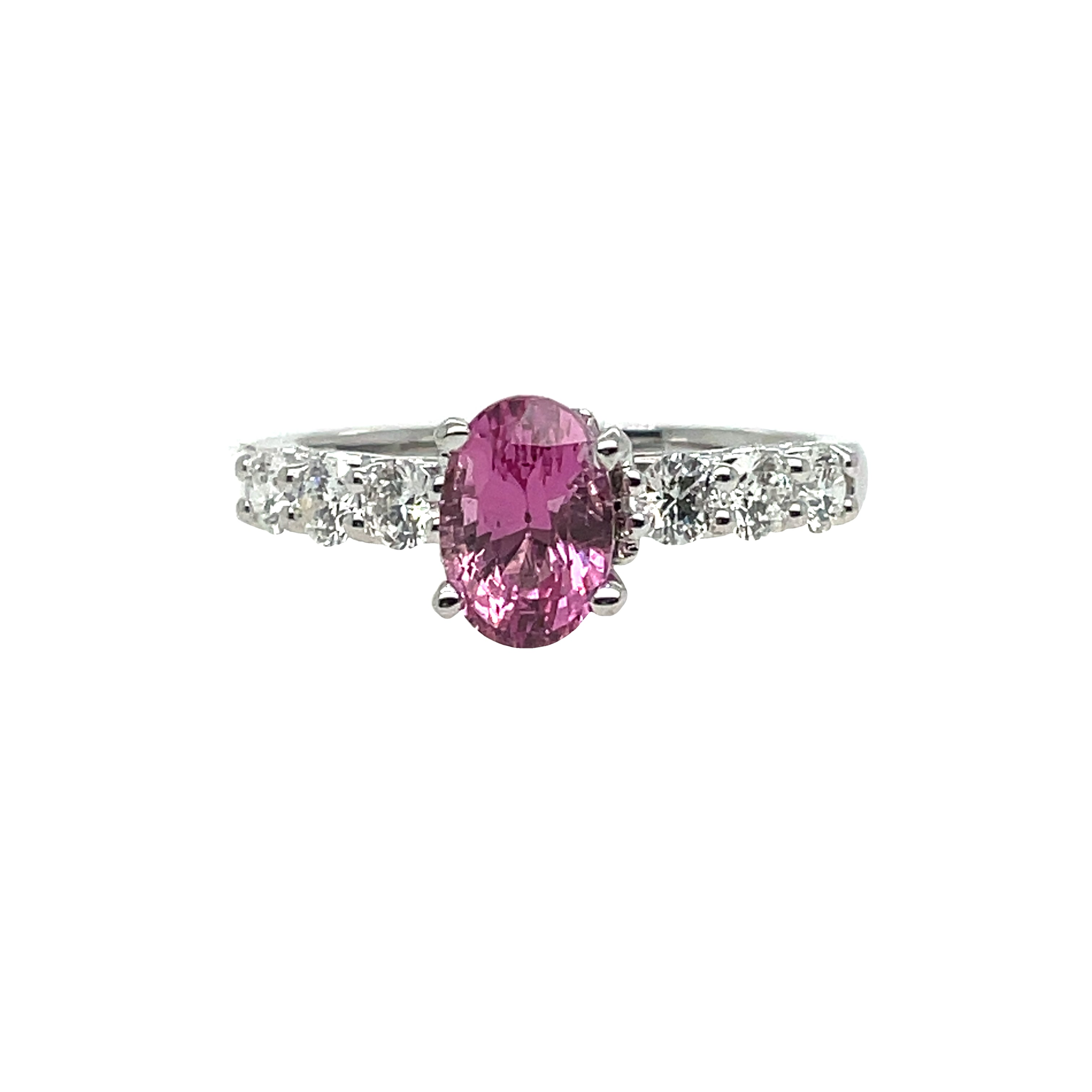 NO HEAT PINK SAPPHIRE RING