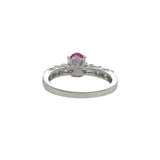 NO HEAT PINK SAPPHIRE RING