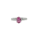 NO HEAT PINK SAPPHIRE RING