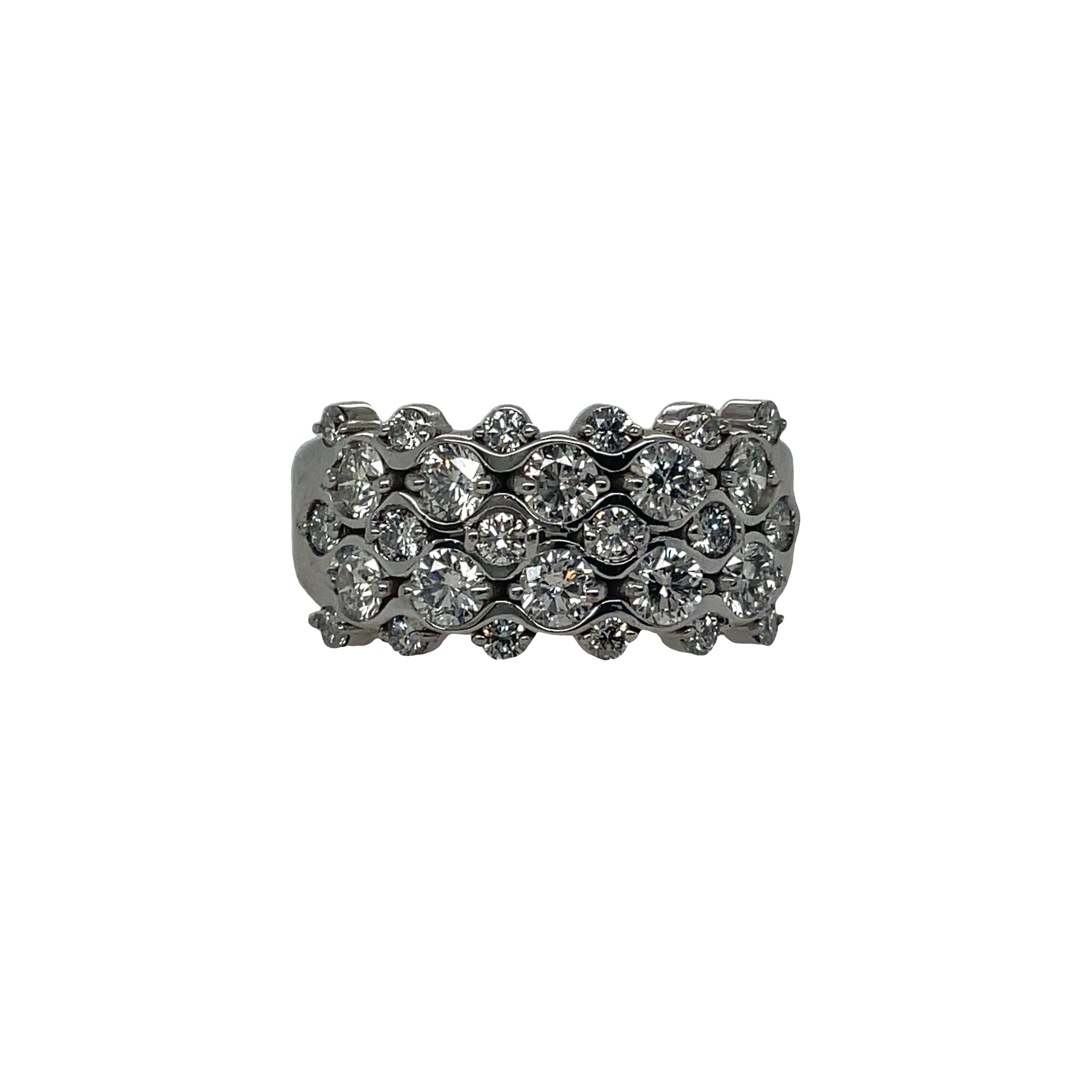 White Gold Diamond Band