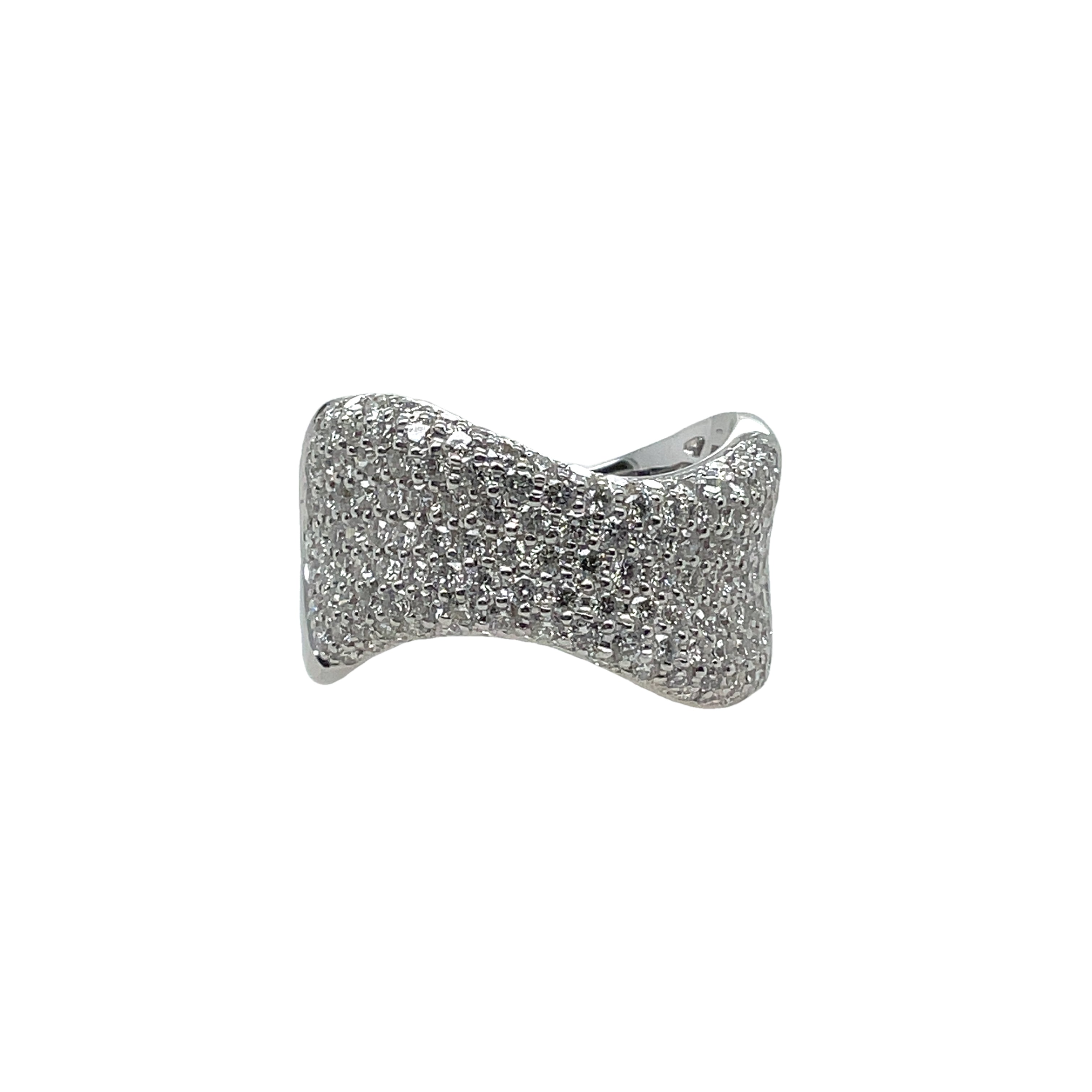 18k Pave Diamond Band