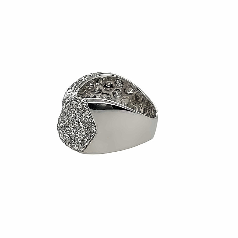 18k Pave Diamond Band