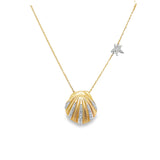Shell and Starfish Pendant