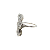 Estate 14k White Gold and Diamond Ring