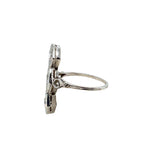 Estate 14k White Gold and Diamond Ring