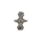 Estate 14k White Gold and Diamond Ring