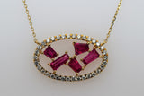 Ruby & Diamond Necklace