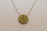 Yellow Diamond Pave Pendant