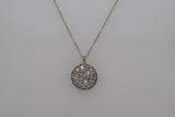 White Gold Diamond Pave Pendant